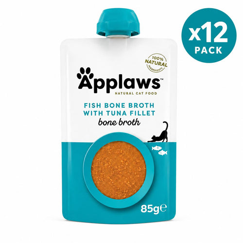 APPLAWS-Caldo de huesos para gato salmón y atún
